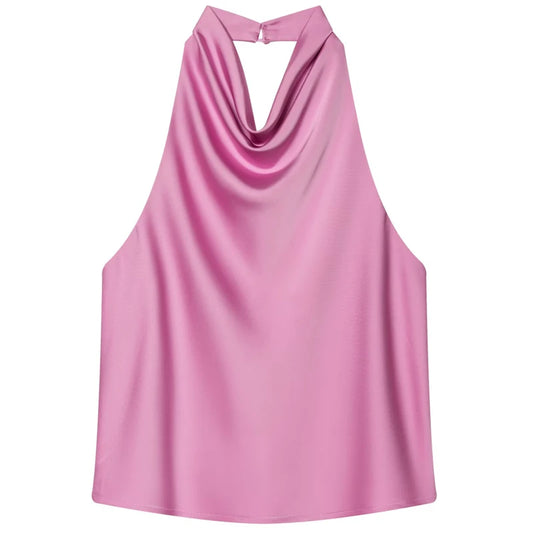 Satin Halter Top