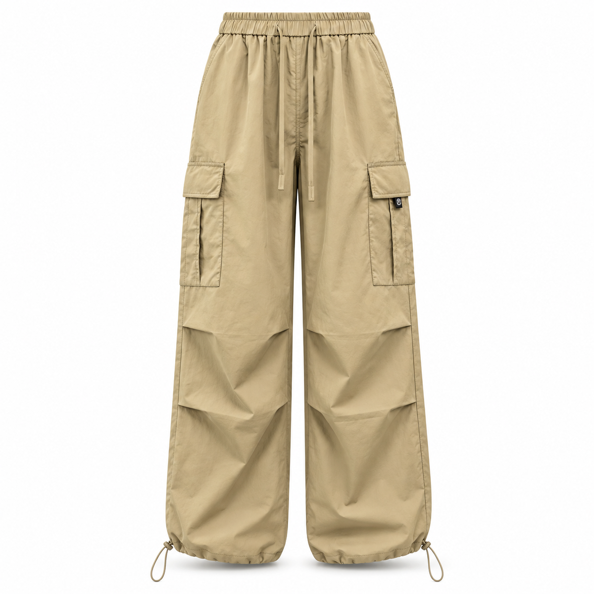 Khaki Relaxed Cargo Trousers product view
