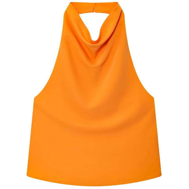 Satin Halter Top
