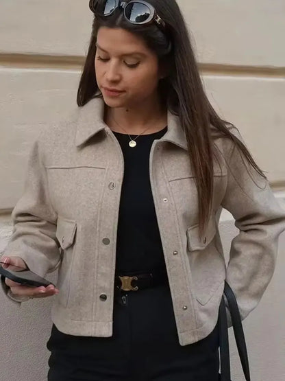 Cropped Pocket Jacket