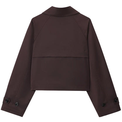Cropped Trench Jacket