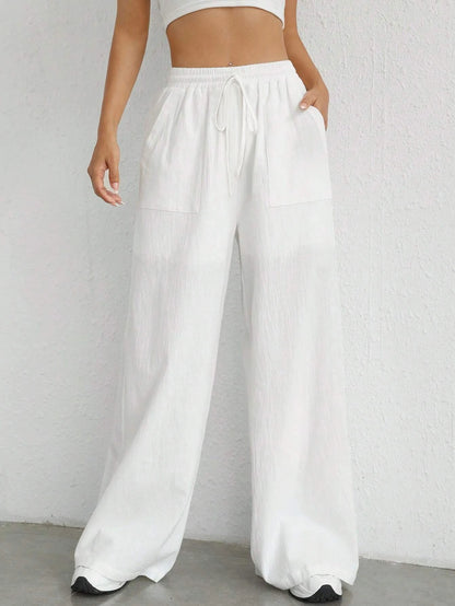 Relaxed Wide-Leg Trousers