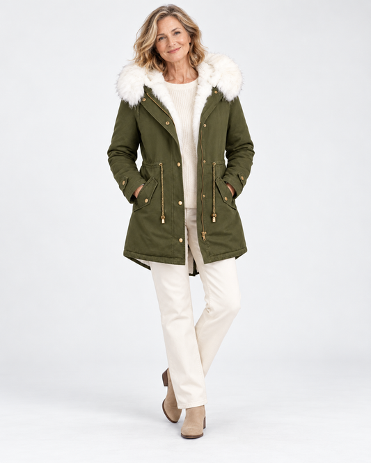 Relaxed Hooded Longline Parka