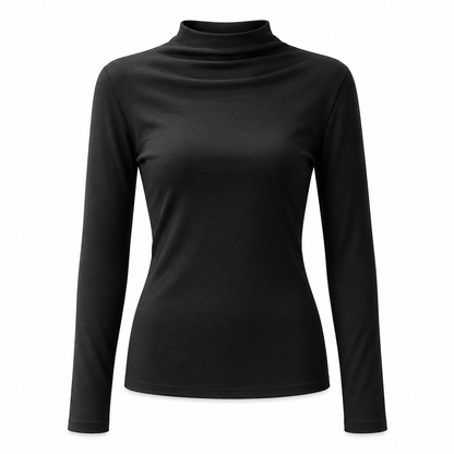 Slim Turtleneck Knit Top