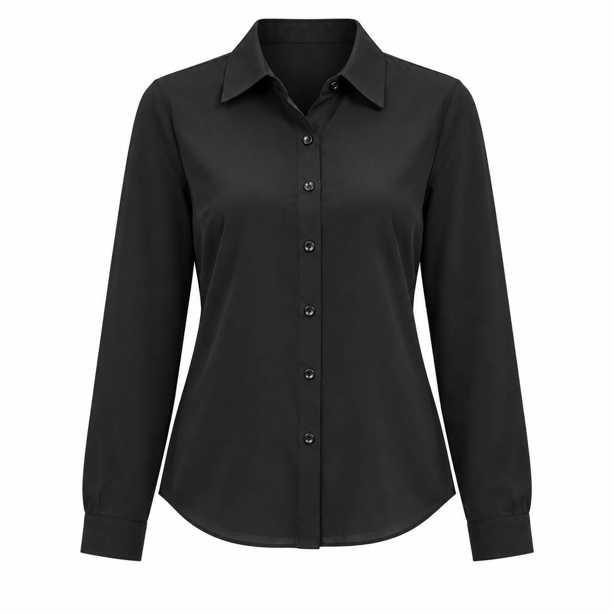 Chiffon Overhemd met Lange Mouwen