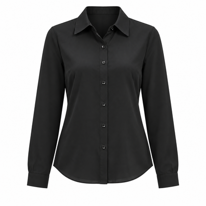 Chiffon Overhemd met Lange Mouwen