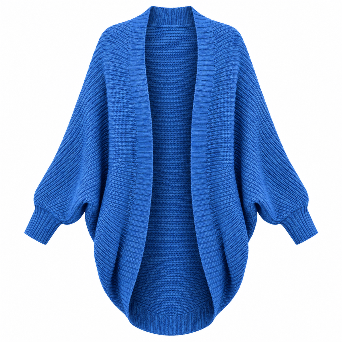 Blue Relaxed Open Knit Cardigan product view