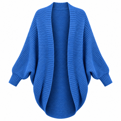 Blue Relaxed Open Knit Cardigan product view