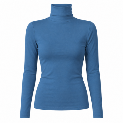 Slim Turtleneck Knit Top