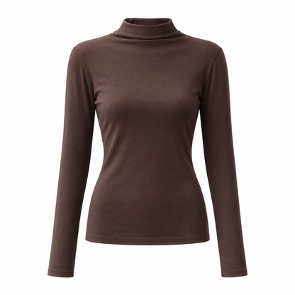 Slim Turtleneck Knit Top