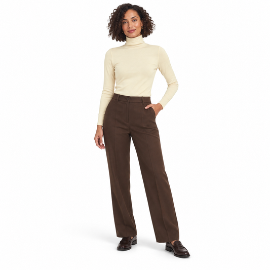 Slim Turtleneck Knit Top