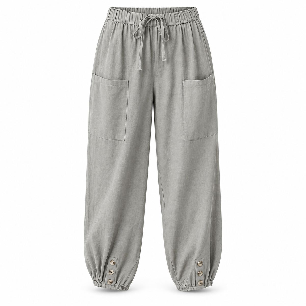 Relaxed Wide-Leg Linen Trousers