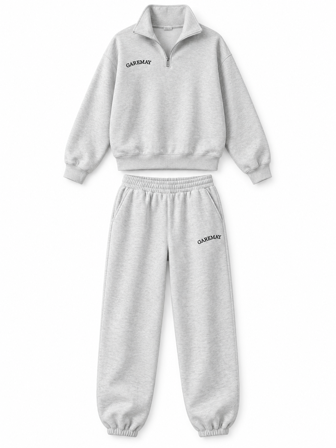 Heather gray Classic Zip Tracksuit product view