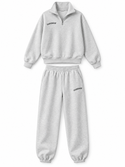 Heather gray Classic Zip Tracksuit product view
