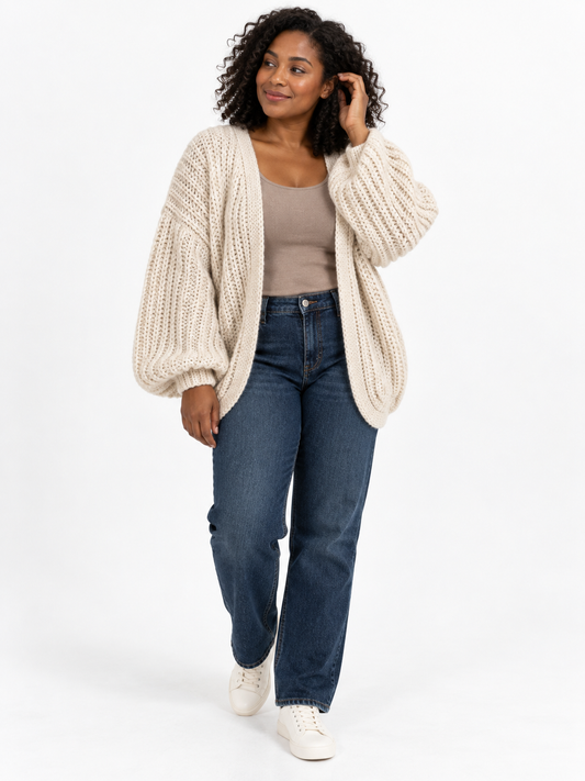 Relaxed Knit Cardigan