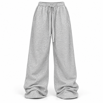 Light gray Relaxed Drawstring Sweatpants product view