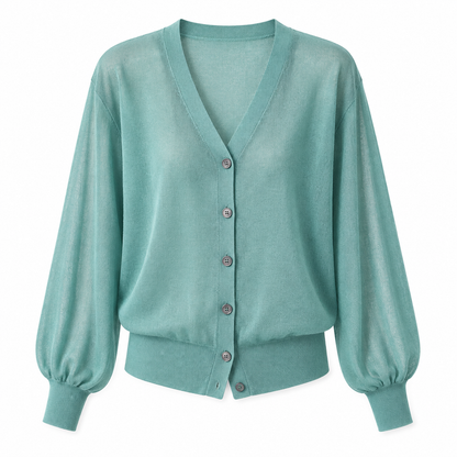 Lightweight Sheer Knit Cardigan