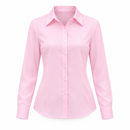 Chiffon Overhemd met Lange Mouwen