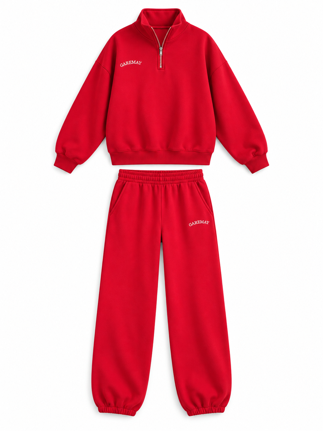 Red Classic Zip Tracksuit product view