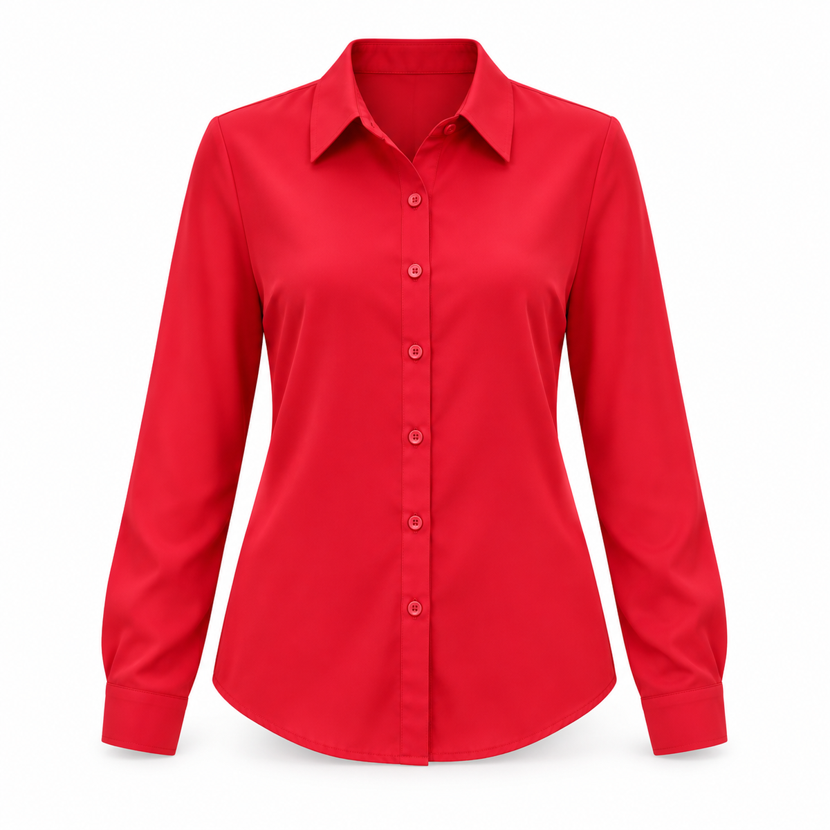 Chiffon Overhemd met Lange Mouwen
