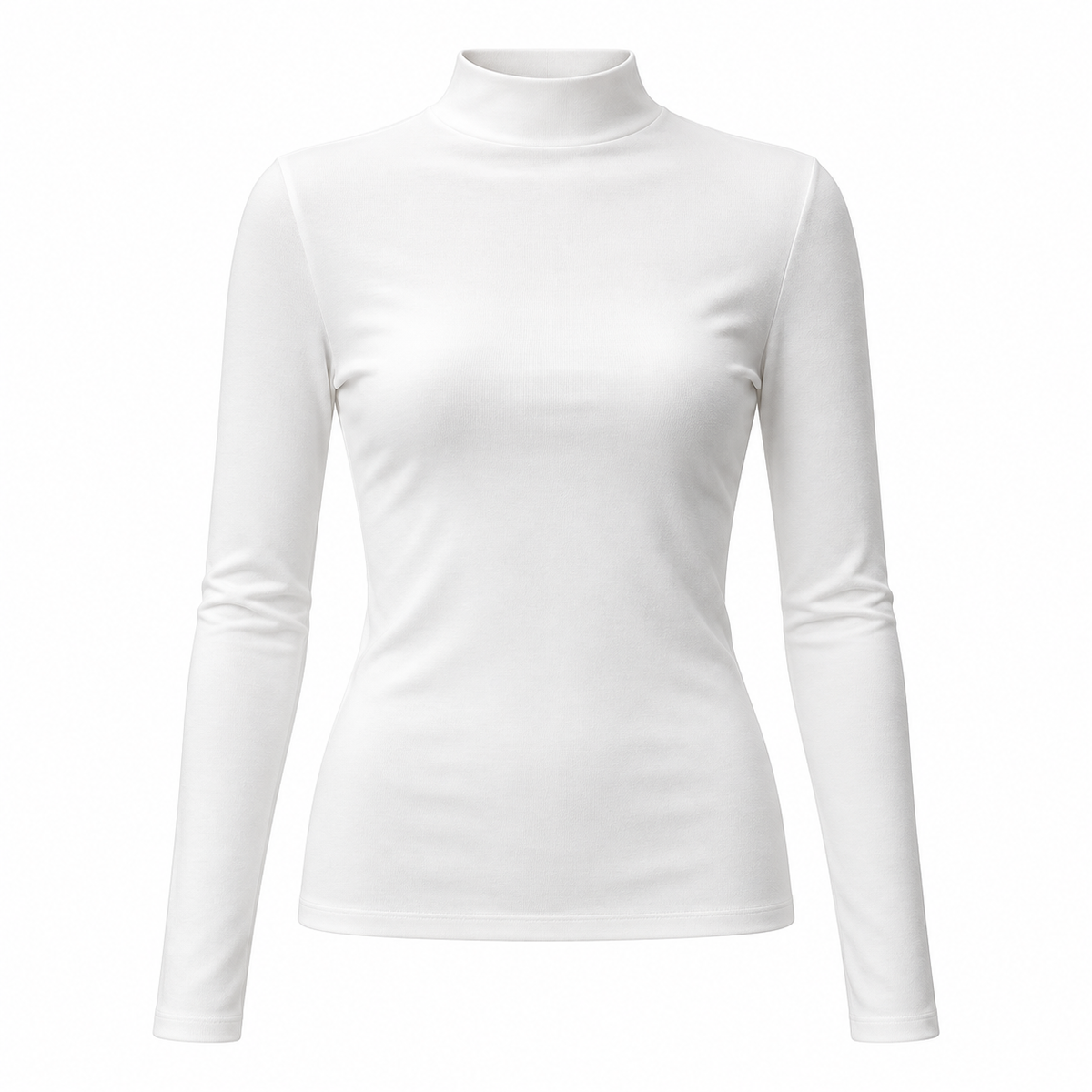 Slim Turtleneck Knit Top