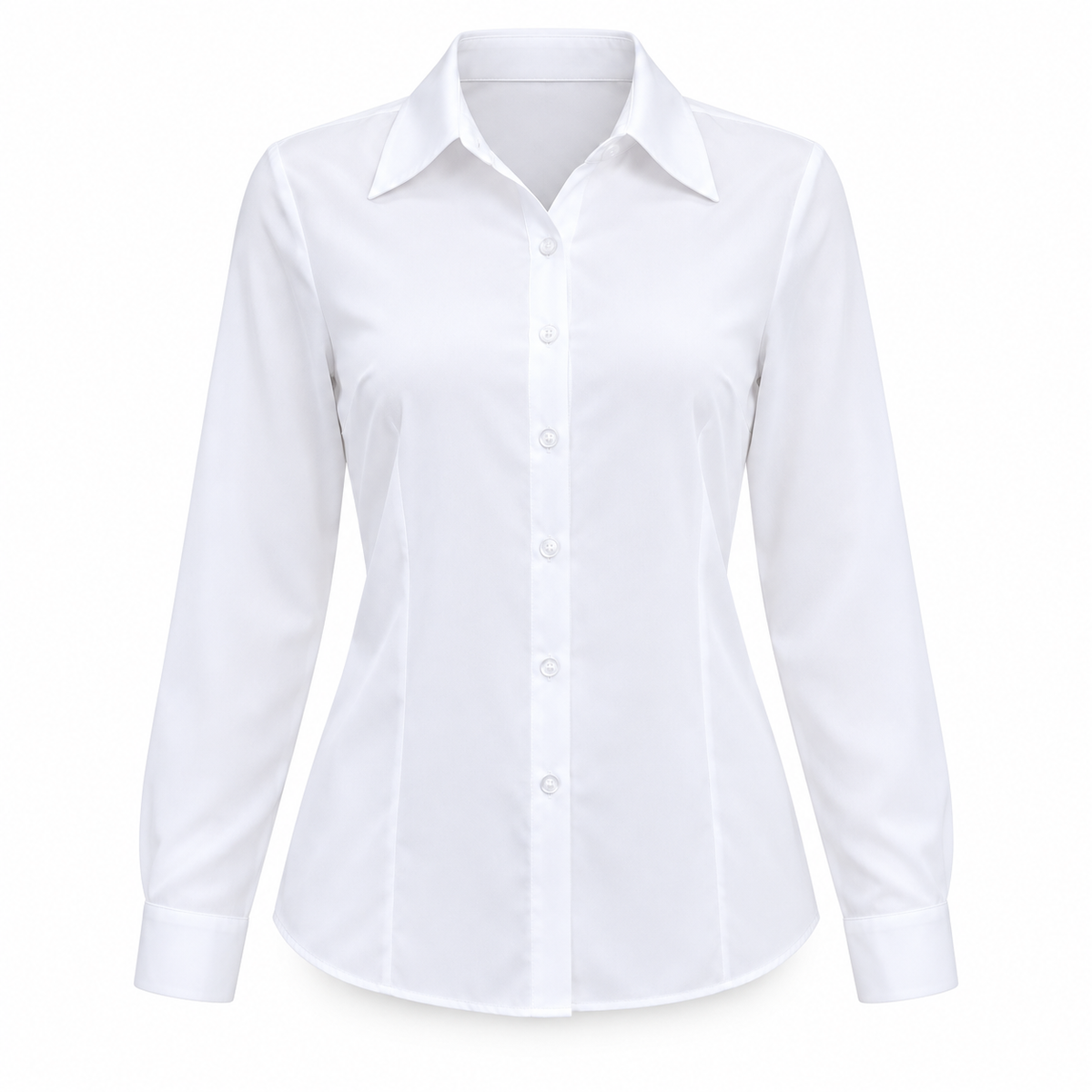 Chiffon Overhemd met Lange Mouwen