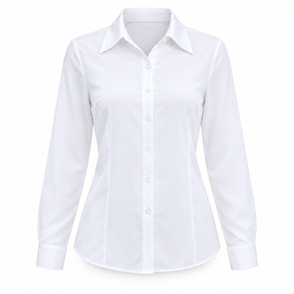 Chiffon Overhemd met Lange Mouwen
