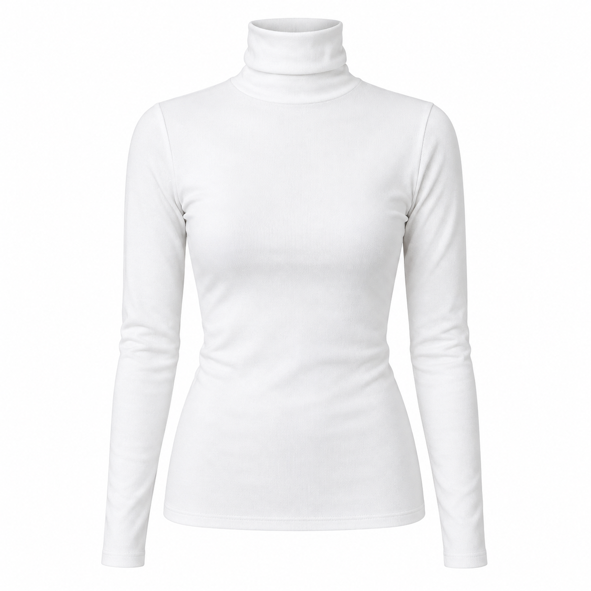 Slim Turtleneck Knit Top